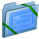 Blue Themes Icon 128x128 png